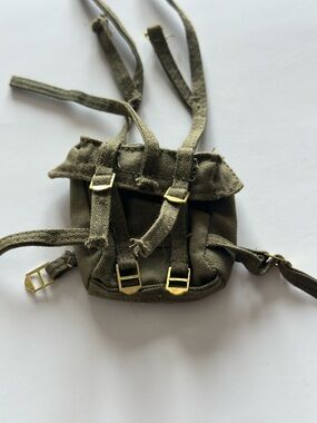 Vintage 1960s GI Joe Combat Field Pack Army Green Hasbro Original Accessory